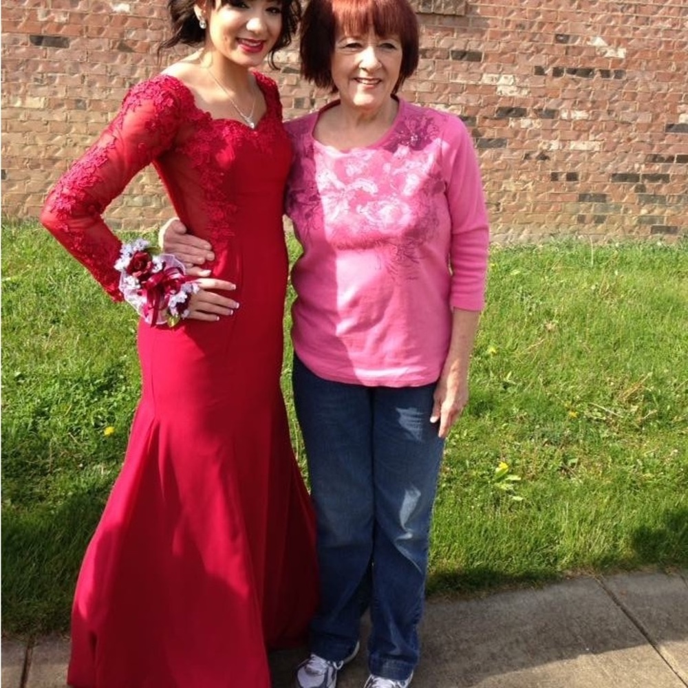 Red prom dress